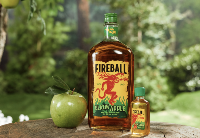 Fireball Blazin Apple cinnamon whisky